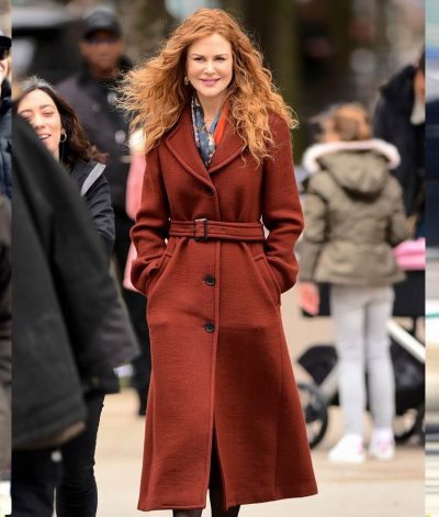 Grace Sachs The Undoing Brown Wool Coat