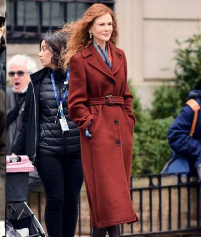 Grace Sachs The Undoing Brown Wool Coat