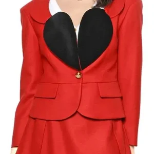 Valentines Day The Vivienne Heart Lapel Shape Blazer