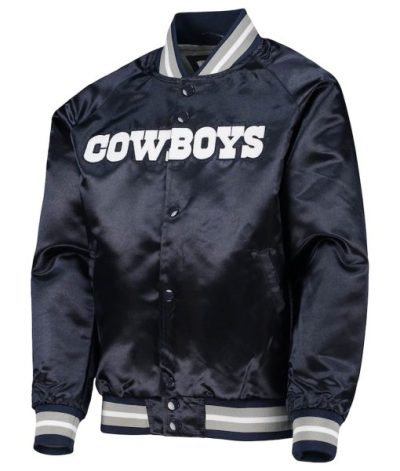 Dallas Cowboys Navy Blue Full-snap Jacket