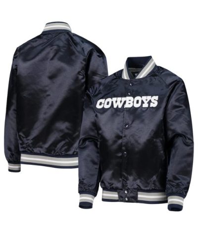 Dallas Cowboys Navy Blue Full-snap Jacket