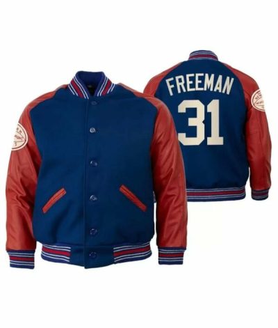 New York Giants Devonta Freeman Varsity Jacket