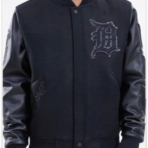 Pro Standard Detroit Tigers Varsity Black Jacket
