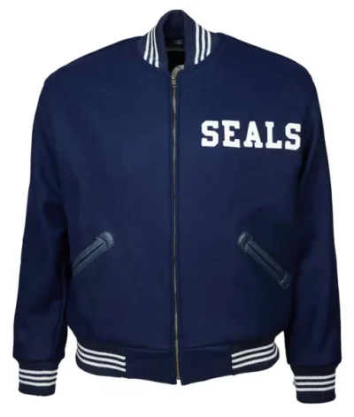 1955 Sf Seals Varsity Blue Wool Jacket