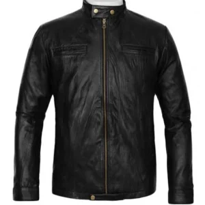17 Again Oblow Leather Jacket