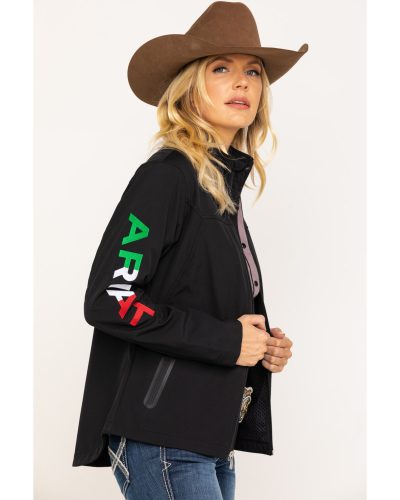 Ariat Women's Classic Team Mexico Flag Softshell Jacket
