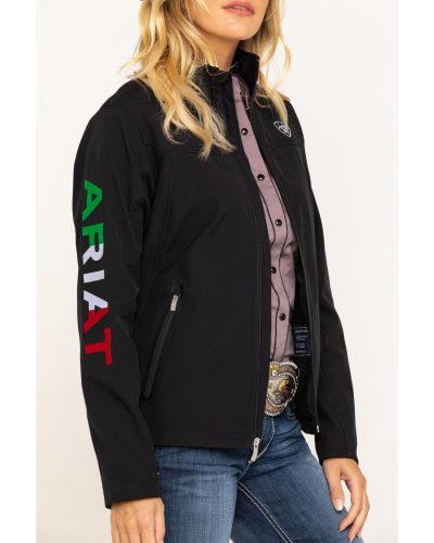 Ariat Women's Classic Team Mexico Flag Softshell Jacket