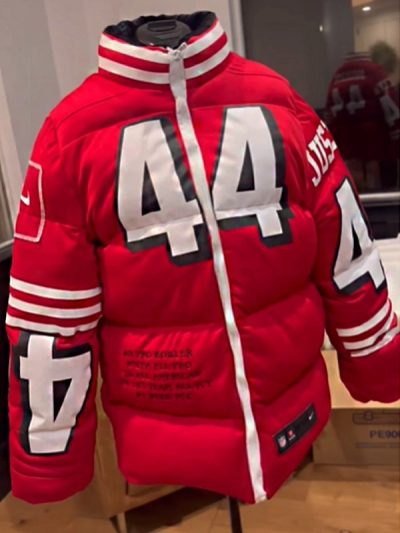 Kristin Juszczyk 49ers Puffer Jacket