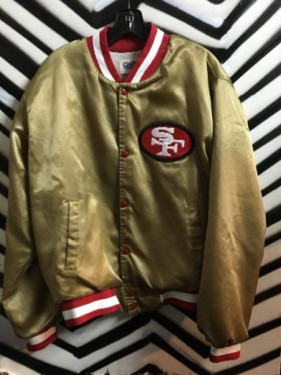 80s San Francisco 49ers Gold Jacket
