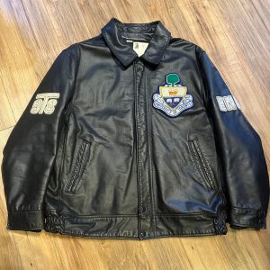 Vintage 90’s University Of Toronto Leather Varsity Jacket