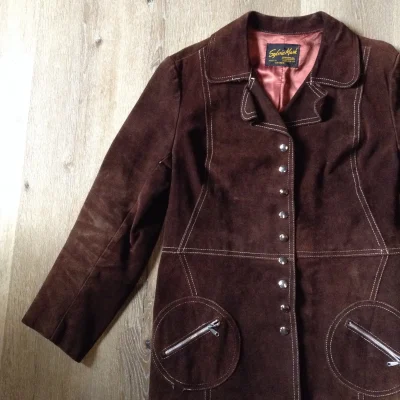 Suede Belted Jacket