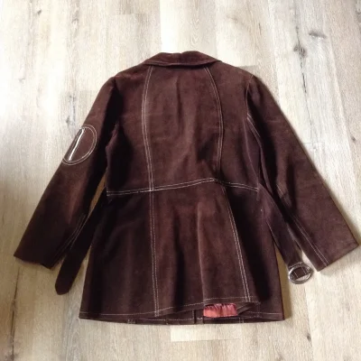 Suede Belted Jacket