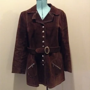 Suede Belted Jacket