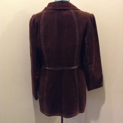 Suede Belted Jacket