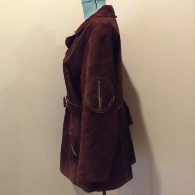 Suede Belted Jacket