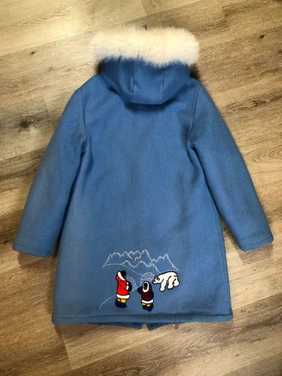 Vintage Northern Sun Light Blue Northern Parka