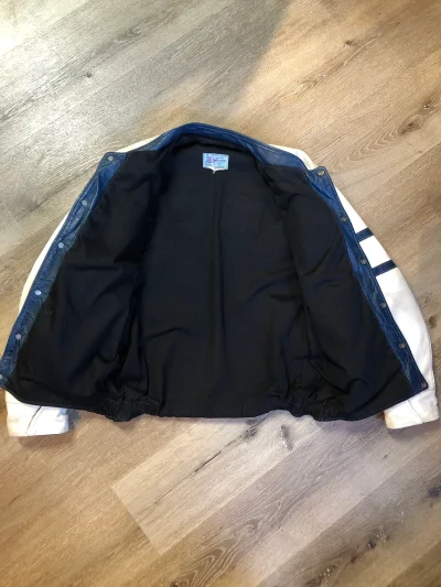 Vintage Nscc Pictou Campus Leather Varsity Jacket