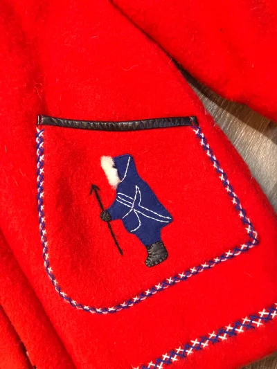 Vintage Inuvik Parka Enterprise Red Wool Northern Parka