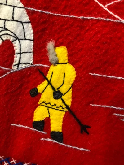 Vintage Inuvik Parka Enterprise Red Wool Northern Parka