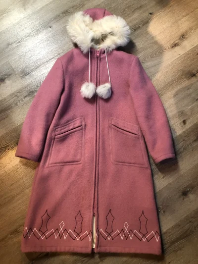 Vintage Vintage Hudson's Bay Company Pink Wool Parka With Fur Trimmed Hood Bay Company Pink Wool Parka With Fur Trimmed Hood | Order Now!