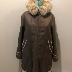 Vintage Inuvik Sewing Company Brown Wool Northern Parka