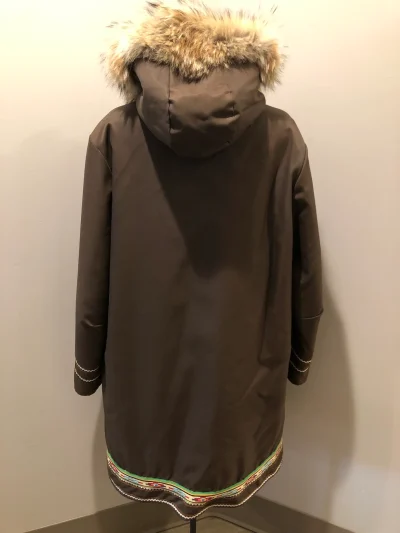 Vintage Inuvik Sewing Company Brown Wool Northern Parka