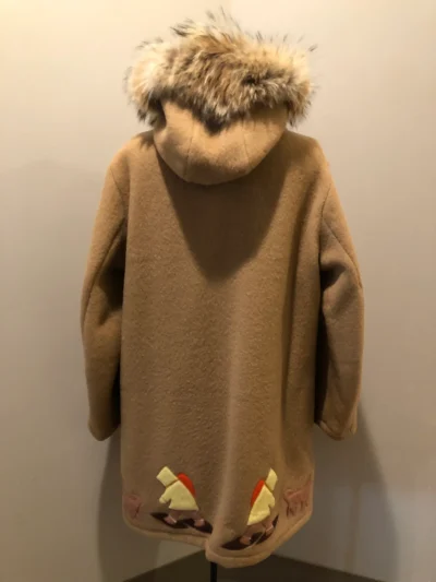 Vintage Inuvik Sewing Company Brown Wool Northern Parka