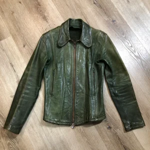 East West Musical Instruments Green Leather Jacket