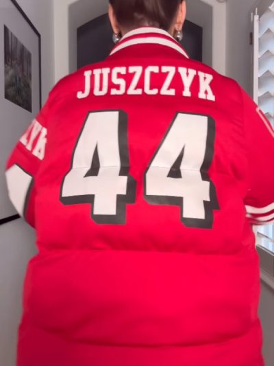 Kristin Juszczyk 49ers Puffer Jacket
