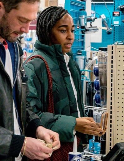 The Bear Sydney Adamu Green Puffer Jacket