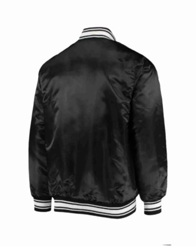 Black New York Jets Locker Room Satin Jacket