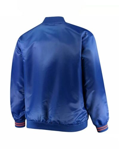 Blue Nba New York Knicks Hardwood Satin Jacket