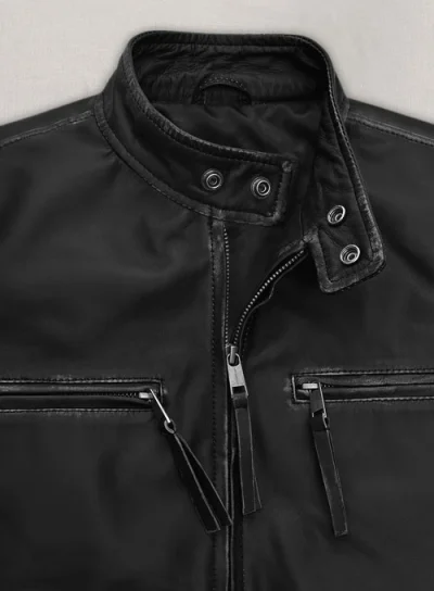 Bradley Cooper Burnt Leather Jacket