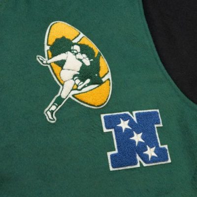 Packers Mitchell & Ness Team Legacy Varsity Jacket