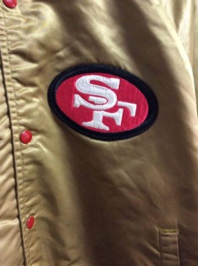 80s San Francisco 49ers Gold Jacket