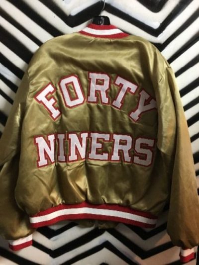 80s San Francisco 49ers Gold Jacket