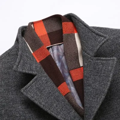 Slim Fit Winter Long Wool Coat
