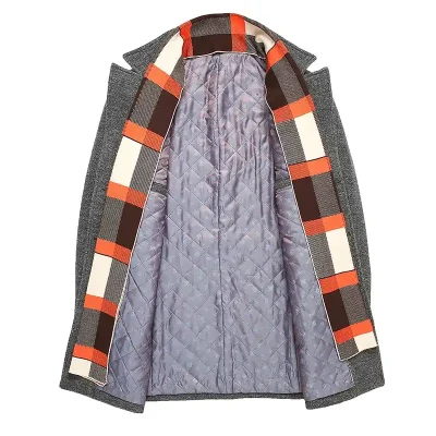 Slim Fit Winter Long Wool Coat
