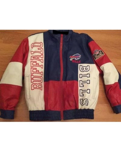 Vintage 90’s Buffalo Bills Pro Player Leather Jacket