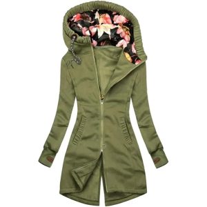 Women’s Turtleneck Hooded Coat