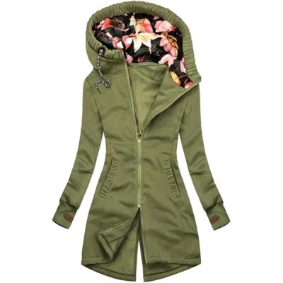Women’s Turtleneck Hooded Coat