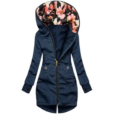Women’s Turtleneck Hooded Coat