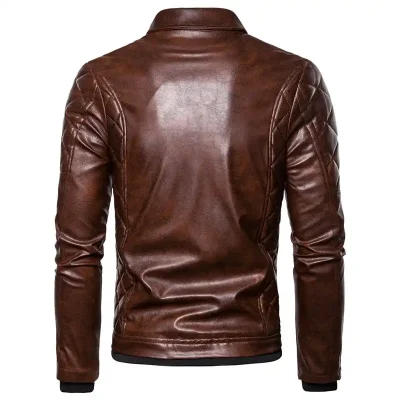 Wwe Seth Rollins Fur Collar Brown Leather Jacket