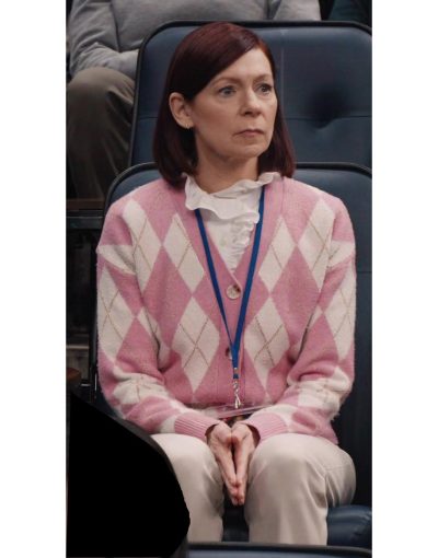 Elsbeth 2024 Carrie Preston Argyle V-neck Cardigan