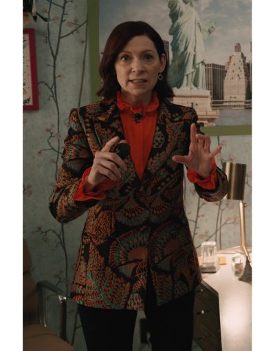 Elsbeth 2024 Carrie Preston Jacquard Blazer
