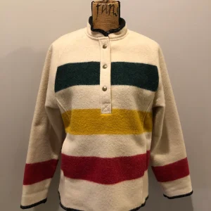 Vintage Woolrich Half Snap Blanket Sweater