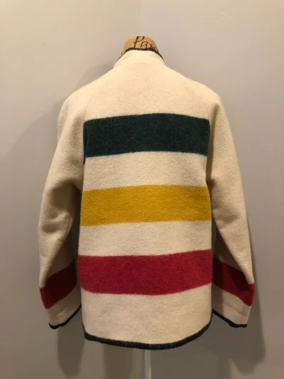 Vintage Woolrich Half Snap Blanket Sweater