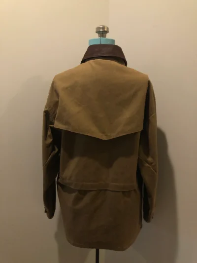 Vintage Australian Outback Oilskin Jacket