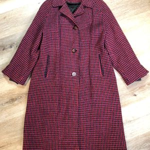 Mills Brothers Houndstooth Wool Coat