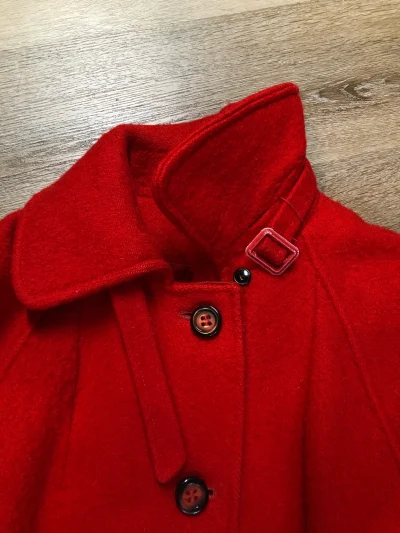 Vintage Hudson's Bay Company Red Point Blanket Coat